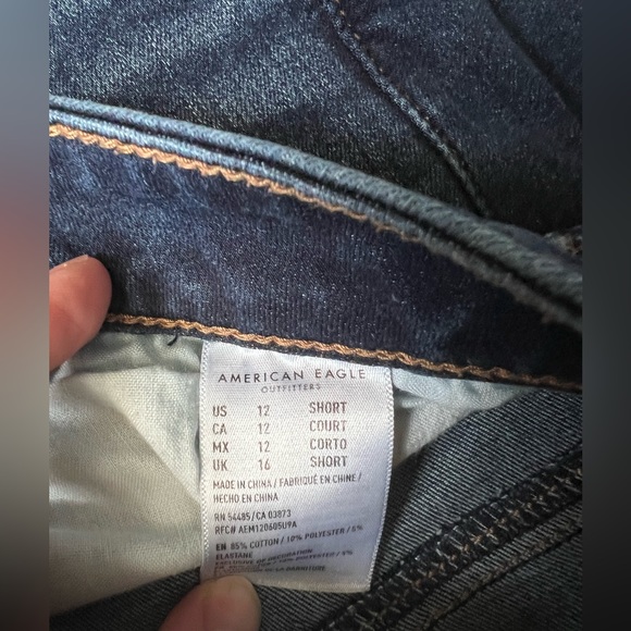 AMERICAN EAGLE- AE 360 NE(X)T LEVEL HIGH-WAISTED JEGGING- 12 SHORT - Picture 6 of 6